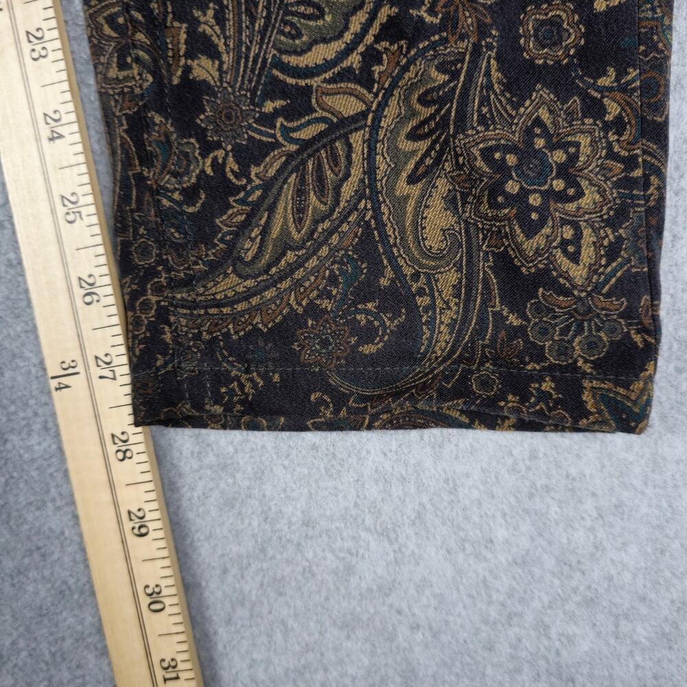 Journal Standard L'essage (Size 40) US Large 8/10 Brown Paisley Pants - Picture 12 of 16